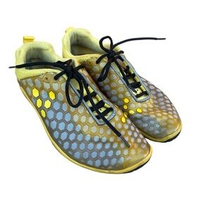 Vivobarefoot Terra Plana MinimalistRunning Shoes Yellow Black euro SZ 37